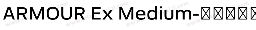 ARMOUR Ex Medium字体转换
